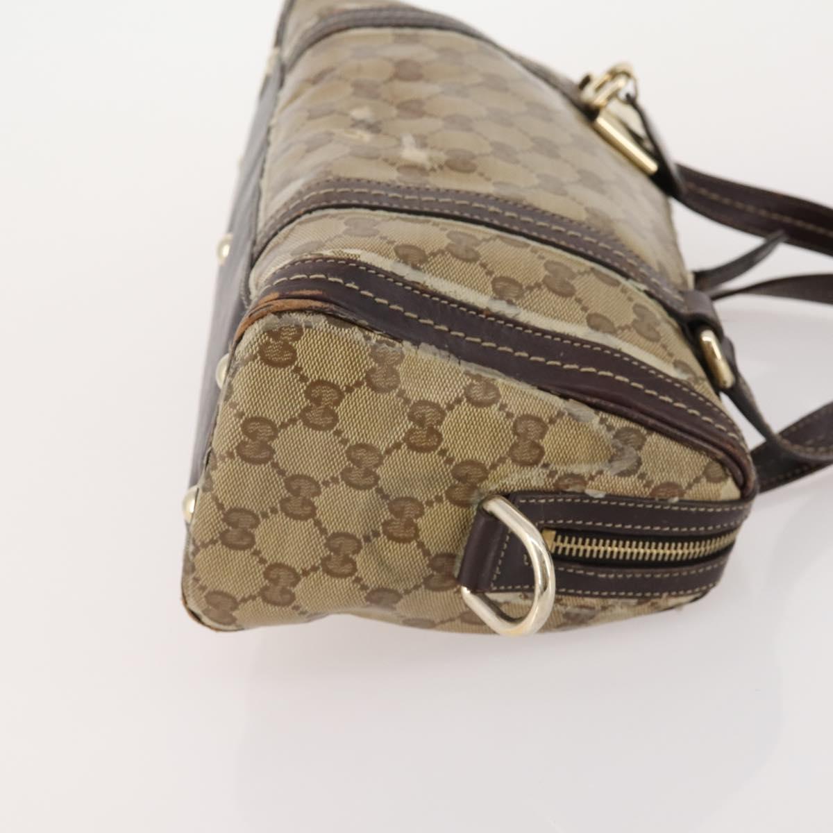 GUCCI GG Supreme GG Crystal Coated Canvas 4 Set Black Beige Auth 178411