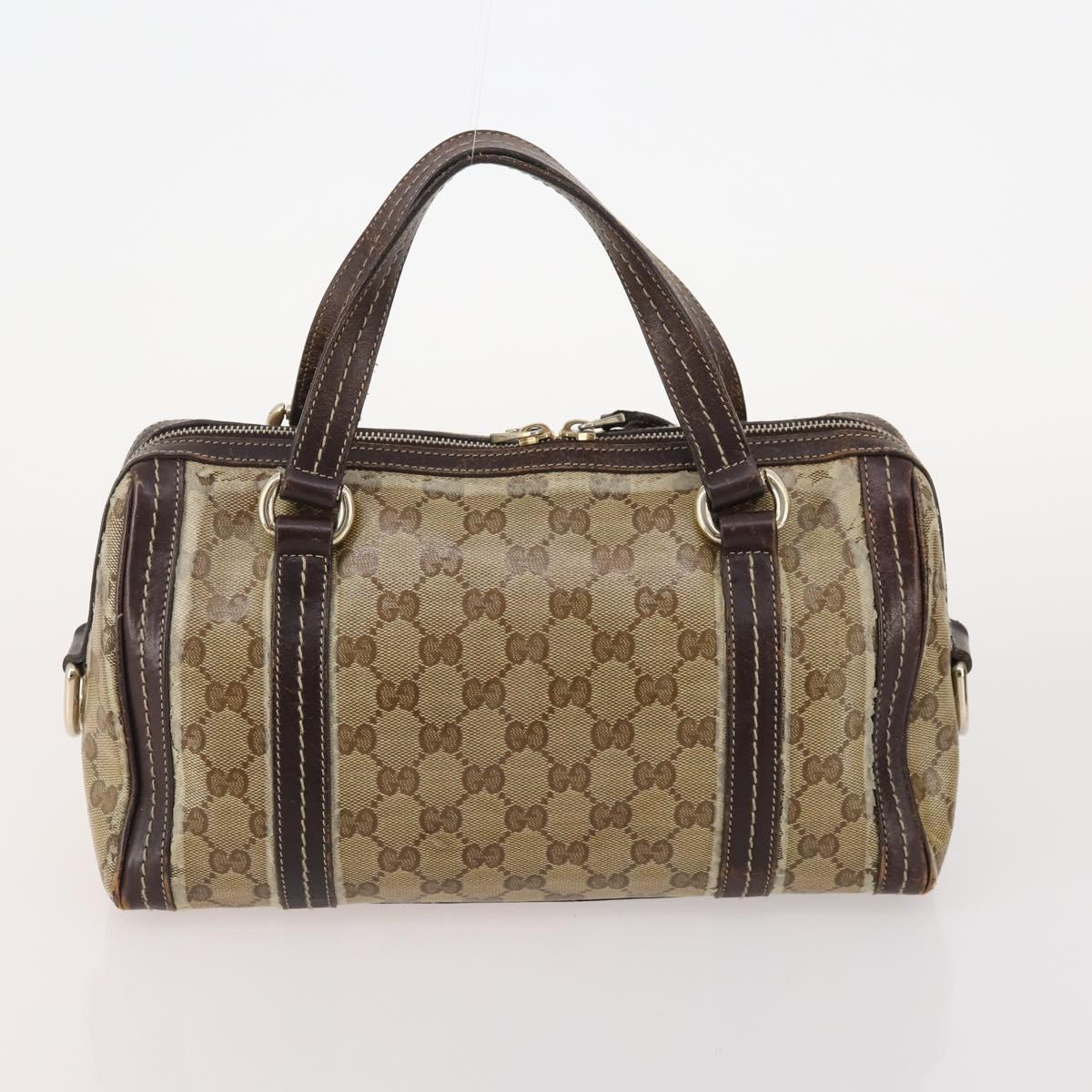 GUCCI GG Supreme GG Crystal Coated Canvas 4 Set Black Beige Auth 178411