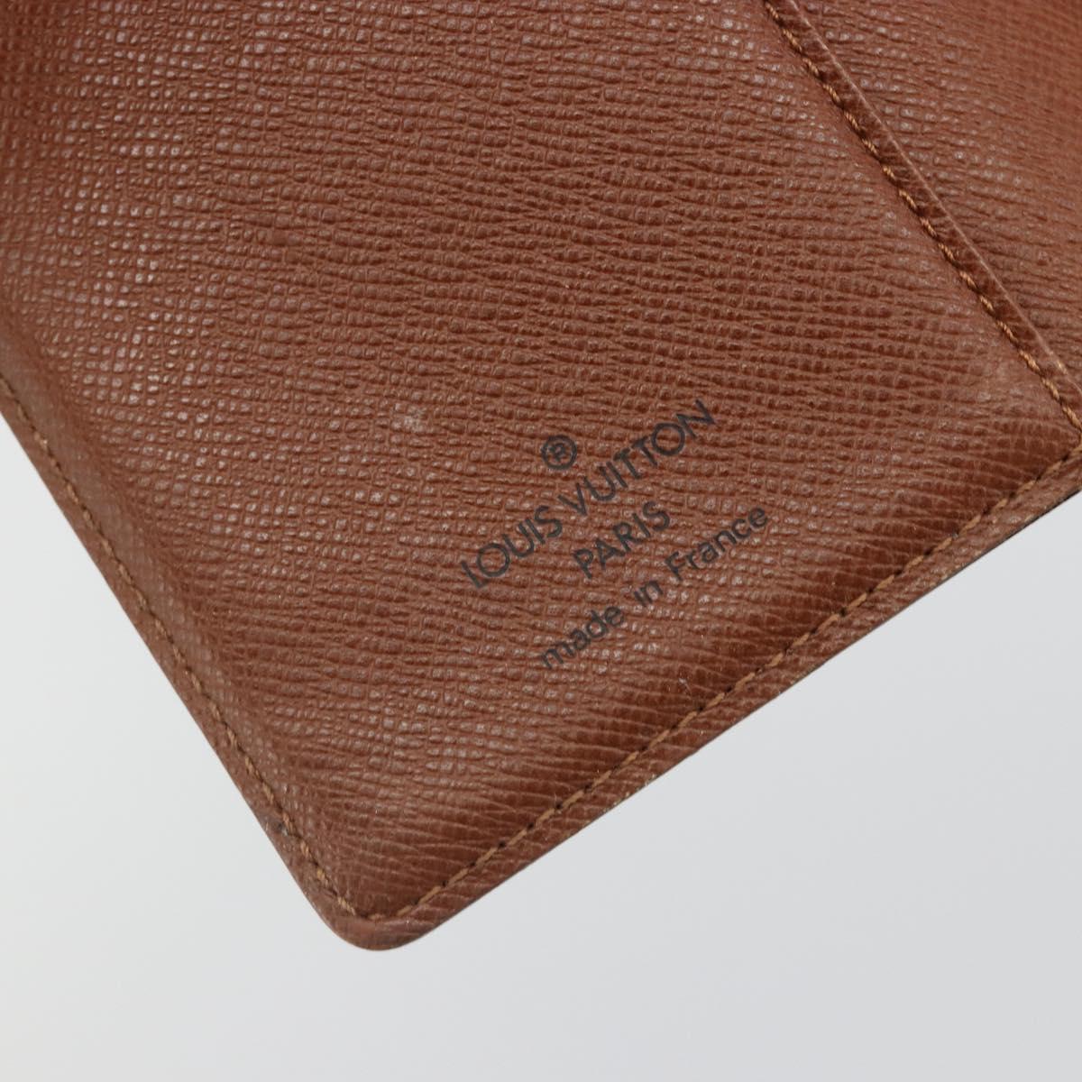 LOUIS VUITTON Monogram Agenda PM Day Planner Cover R20005 LV Auth 178415