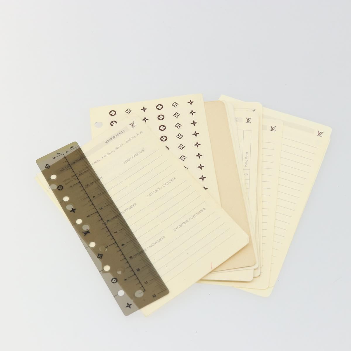 LOUIS VUITTON Monogram Agenda PM Day Planner Cover R20005 LV Auth 178415