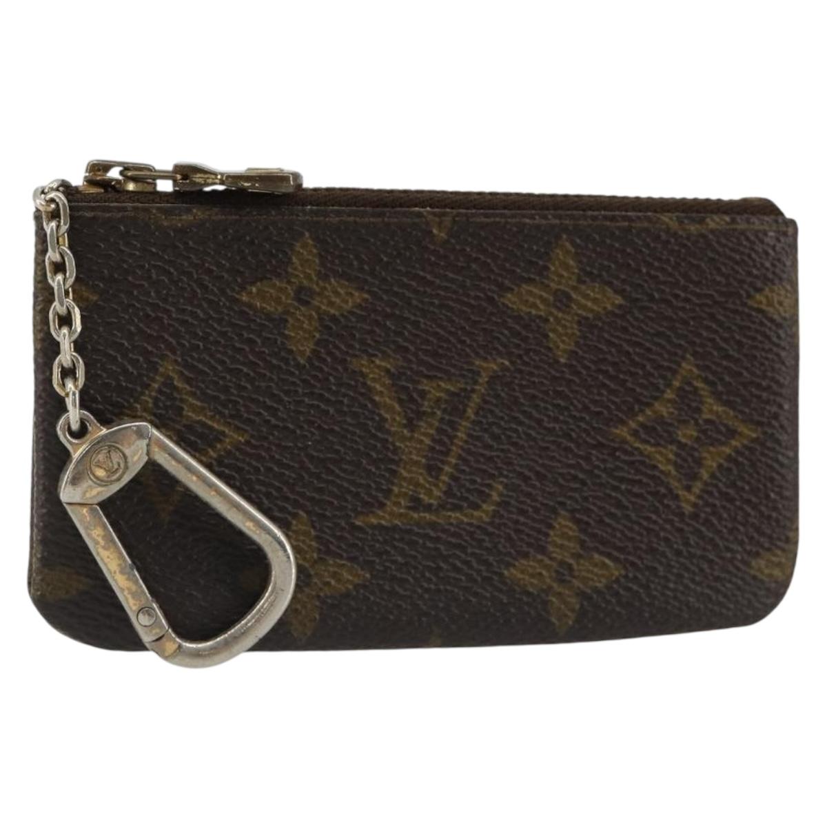 LOUIS VUITTON Monogram Pochette Cles Coin Purse M62650 LV Auth 178416