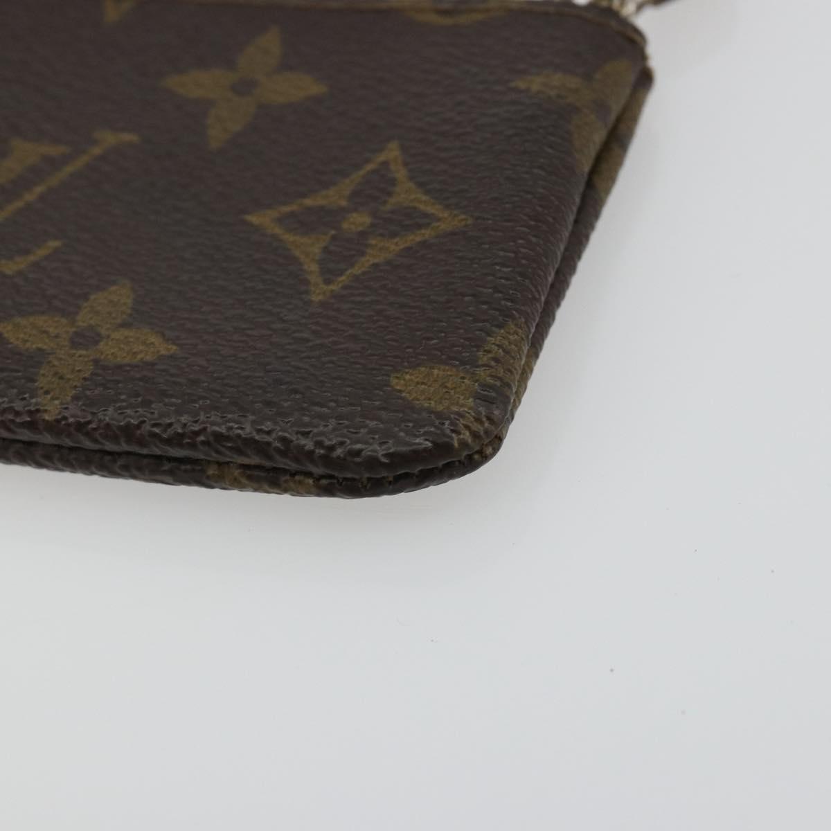 LOUIS VUITTON Monogram Pochette Cles Coin Purse M62650 LV Auth 178416