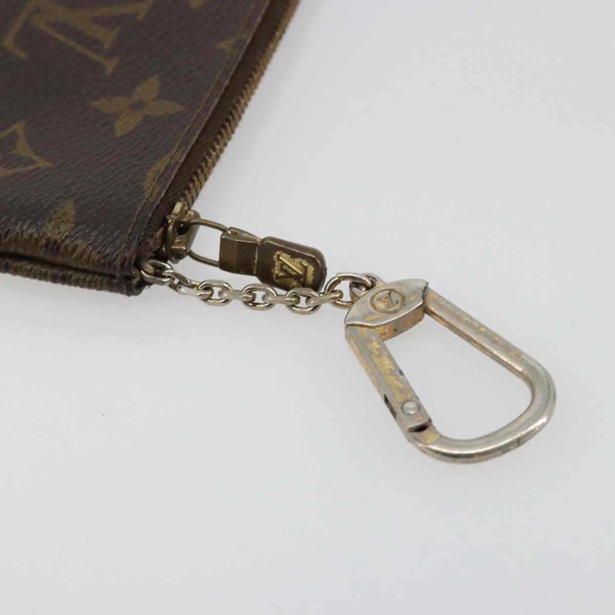 LOUIS VUITTON Monogram Pochette Cles Coin Purse M62650 LV Auth 178416