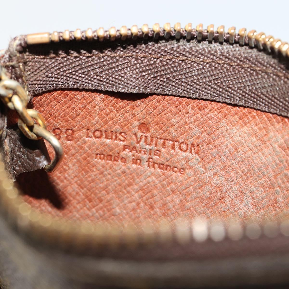 LOUIS VUITTON Monogram Pochette Cles Coin Purse M62650 LV Auth 178416