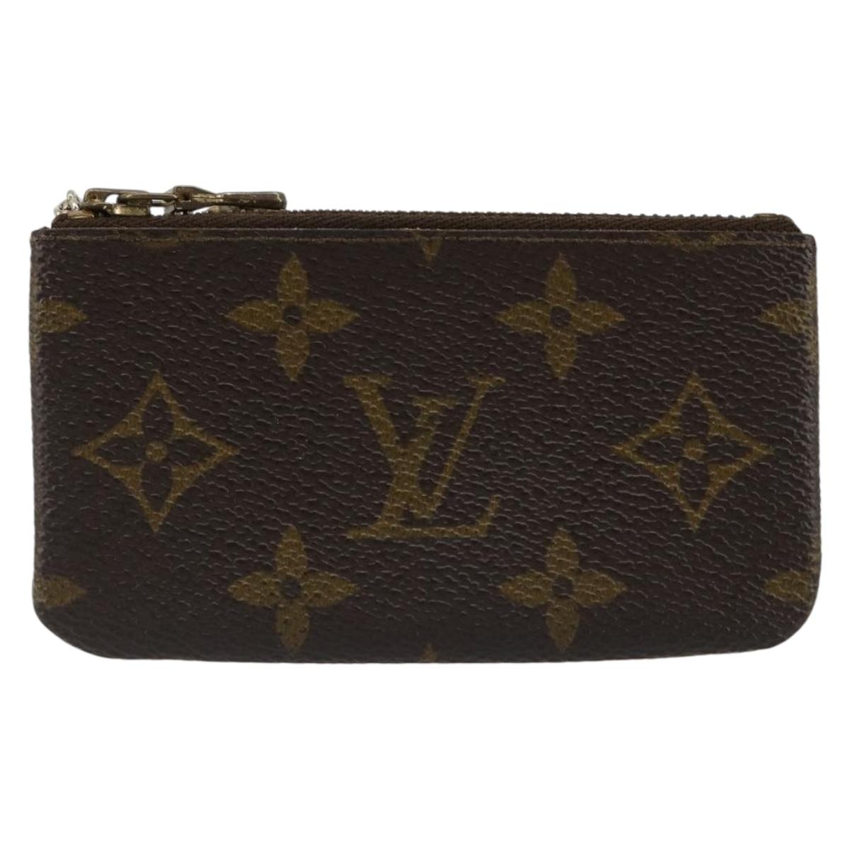 LOUIS VUITTON Monogram Pochette Cles Coin Purse M62650 LV Auth 178416