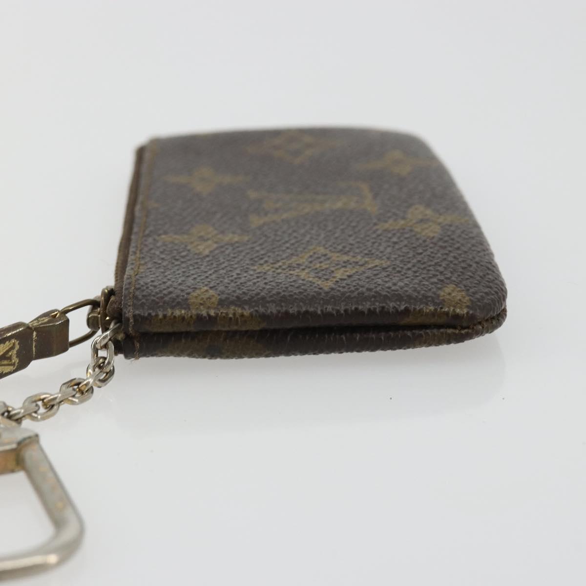 LOUIS VUITTON Monogram Pochette Cles Coin Purse M62650 LV Auth 178416