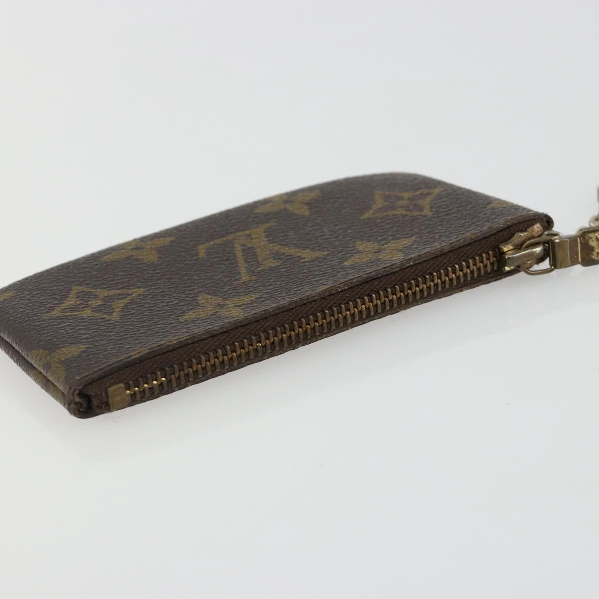 LOUIS VUITTON Monogram Pochette Cles Coin Purse M62650 LV Auth 178416