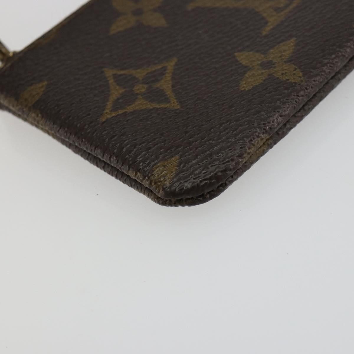 LOUIS VUITTON Monogram Pochette Cles Coin Purse M62650 LV Auth 178416