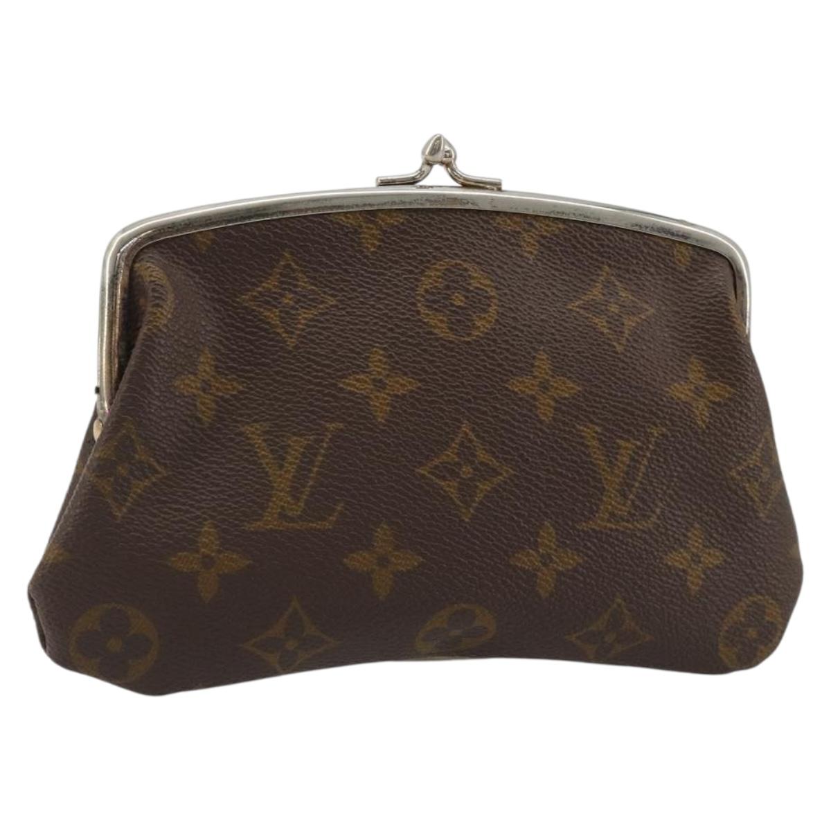 LOUIS VUITTON Monogram USA limited Bucket GM Accessory Pouch LV Auth 178420