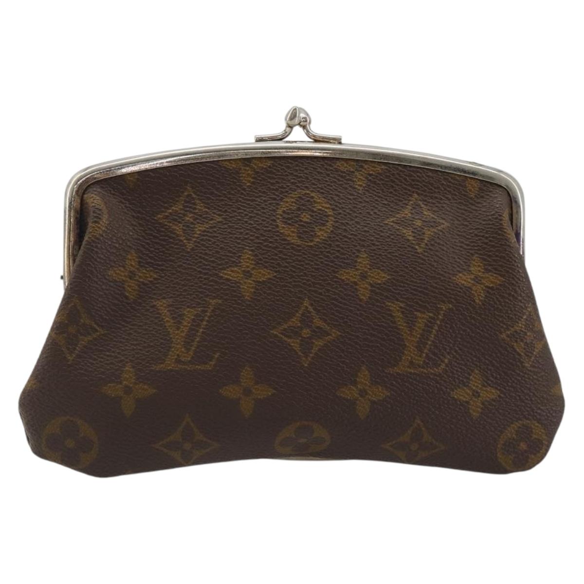 LOUIS VUITTON Monogram USA limited Bucket GM Accessory Pouch LV Auth 178420