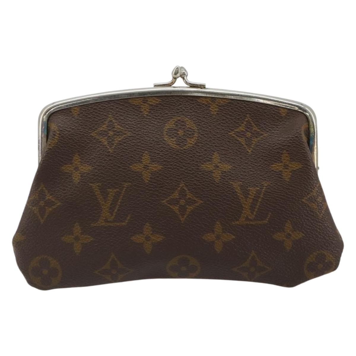 LOUIS VUITTON Monogram USA limited Bucket GM Accessory Pouch LV Auth 178420