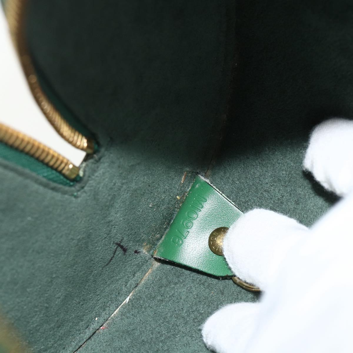LOUIS VUITTON Epi Soufflot Hand Bag Green M52224 LV Auth 178475A
