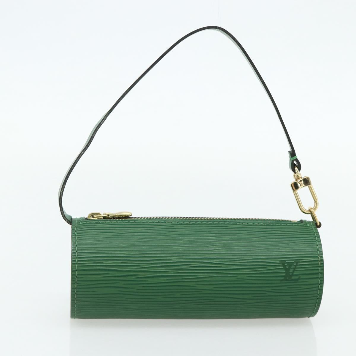 LOUIS VUITTON Epi Soufflot Hand Bag Green M52224 LV Auth 178475A