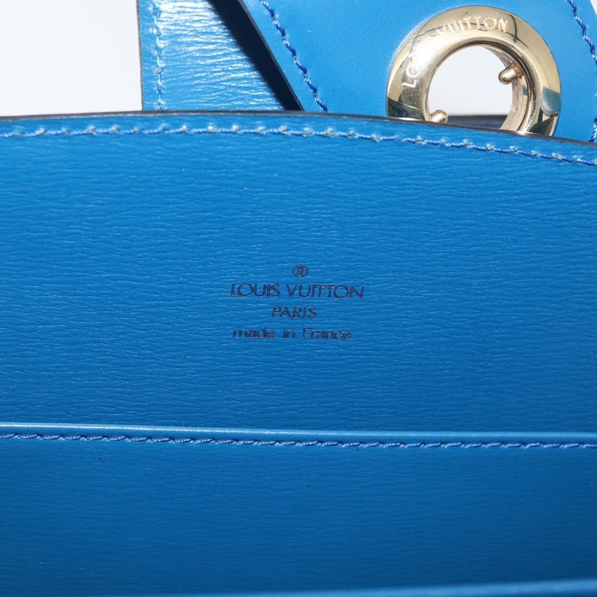 LOUIS VUITTON Epi Capuchin Shoulder Bag Blue M52345 LV Auth 178487