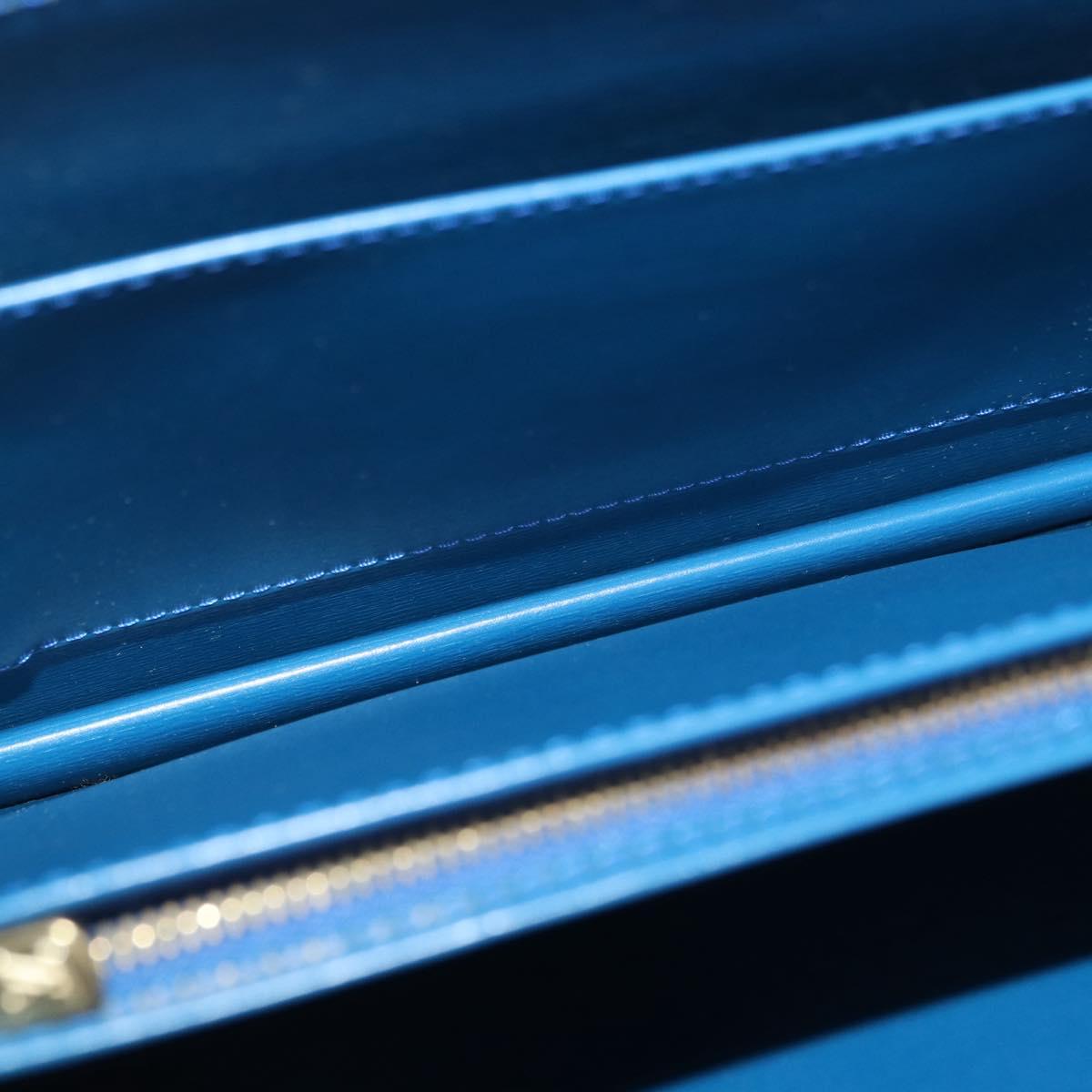 LOUIS VUITTON Epi Capuchin Shoulder Bag Blue M52345 LV Auth 178487