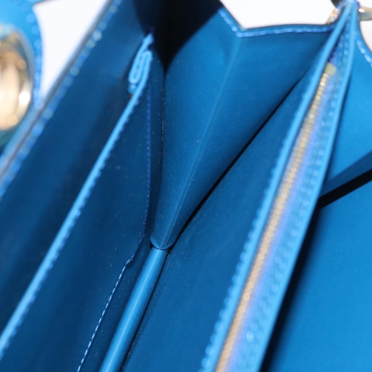LOUIS VUITTON Epi Capuchin Shoulder Bag Blue M52345 LV Auth 178487