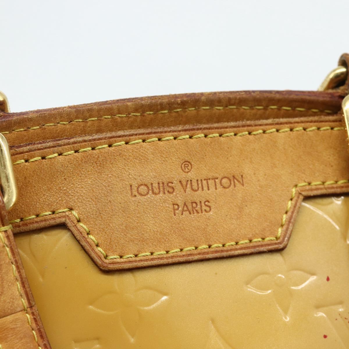LOUIS VUITTON Vernis Blair MM Hand Bag 2way Rose Flow Lantern M91621 Auth 178488