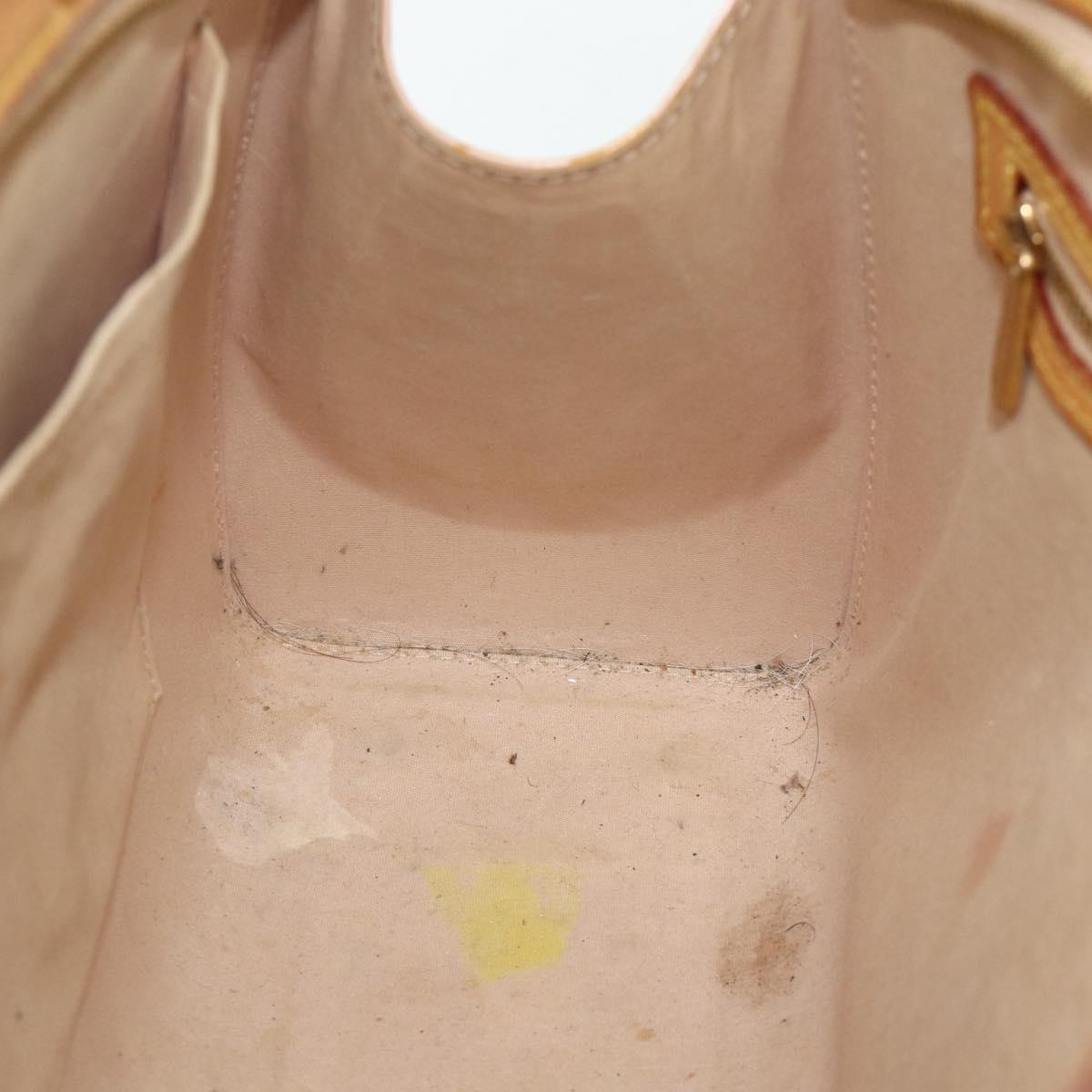 LOUIS VUITTON Vernis Blair MM Hand Bag 2way Rose Flow Lantern M91621 Auth 178488
