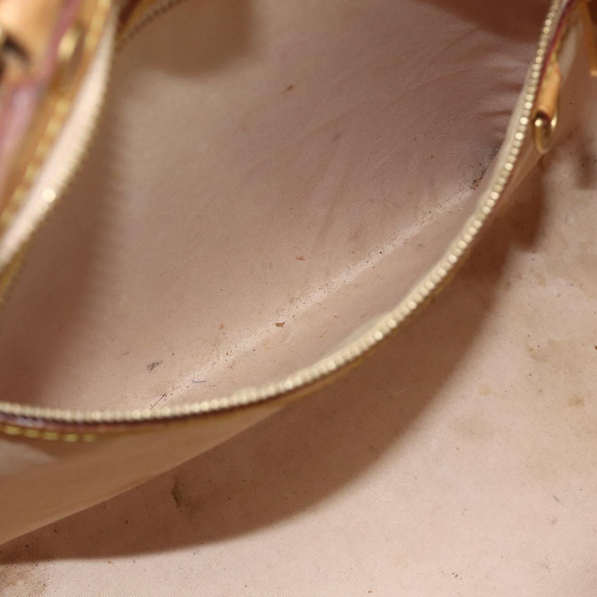 LOUIS VUITTON Vernis Blair MM Hand Bag 2way Rose Flow Lantern M91621 Auth 178488