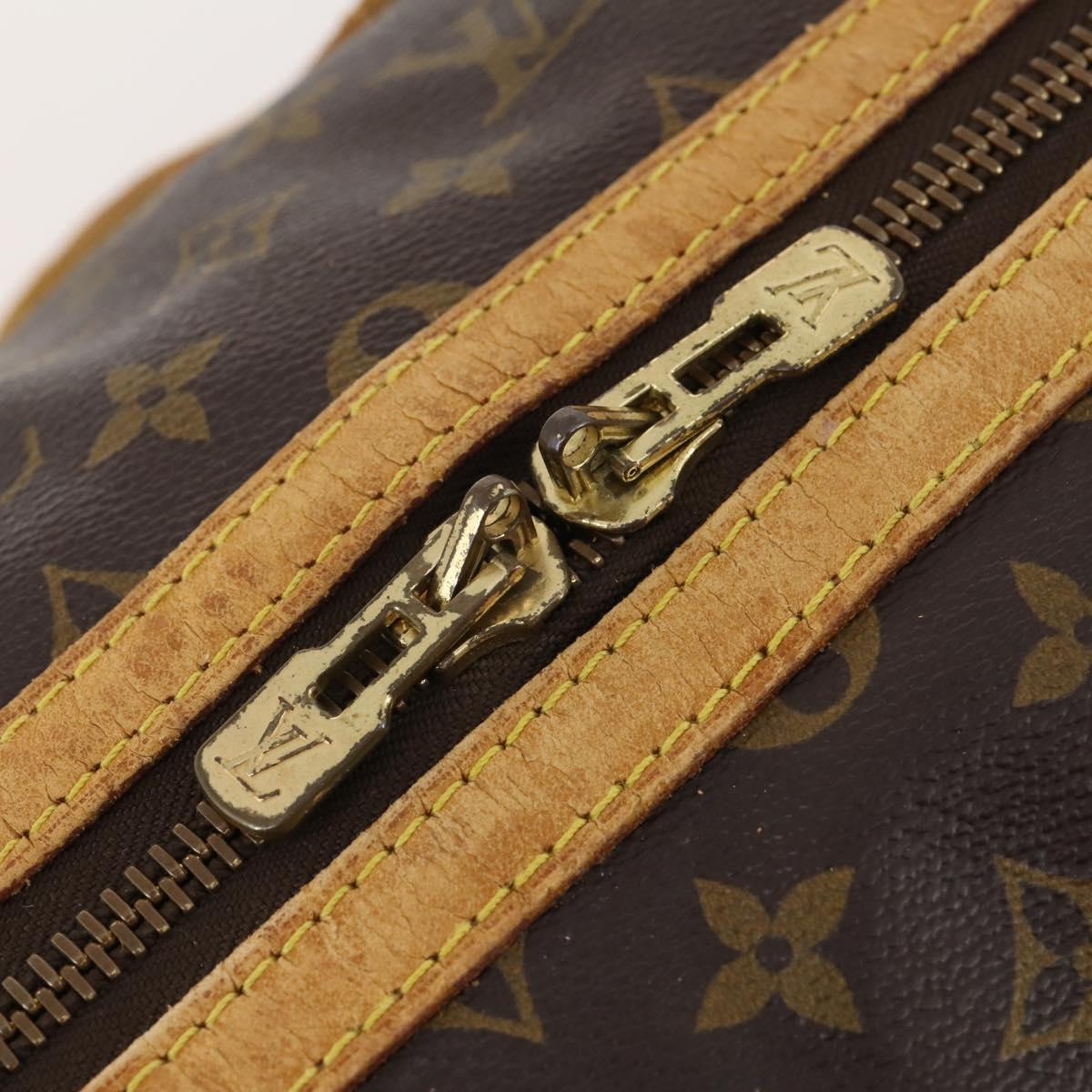 LOUIS VUITTON Monogram Sac Souple 45 Boston Bag M41624 LV Auth 178493