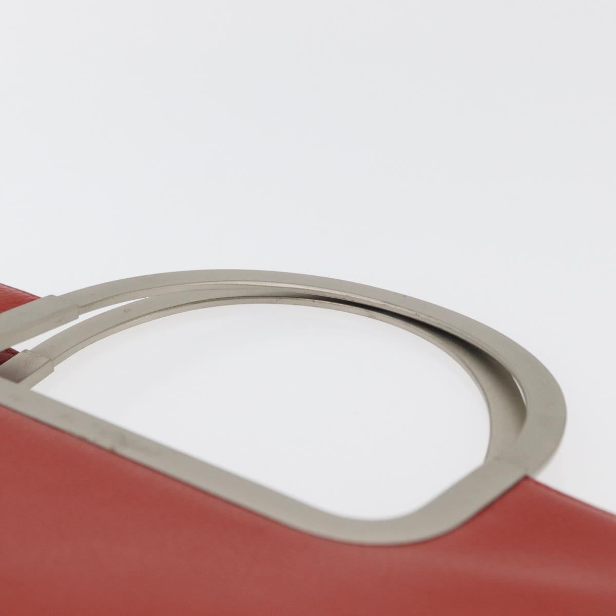 Chloe Hand Bag Leather Red Auth 178521A