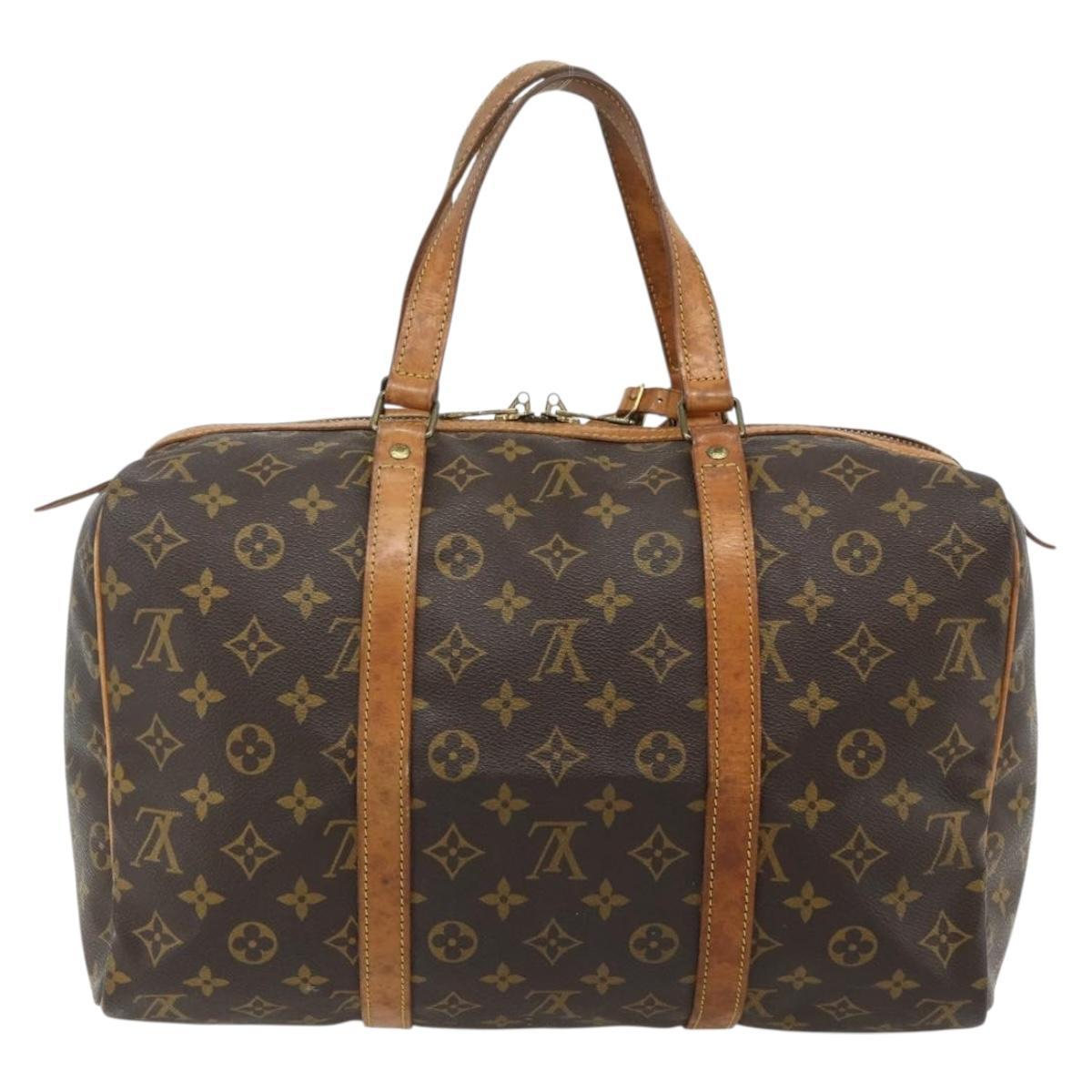 LOUIS VUITTON Monogram Sac Souple 35 Boston Bag M41626 LV Auth 178530