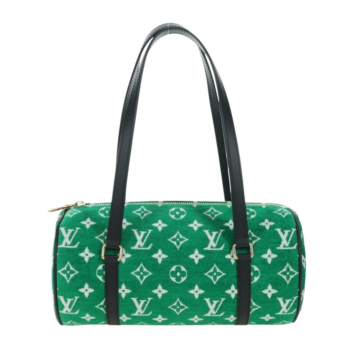 LOUIS VUITTON Monogram Jaguar Papillon Hand Bag Green M46206 LV Auth 178544SM