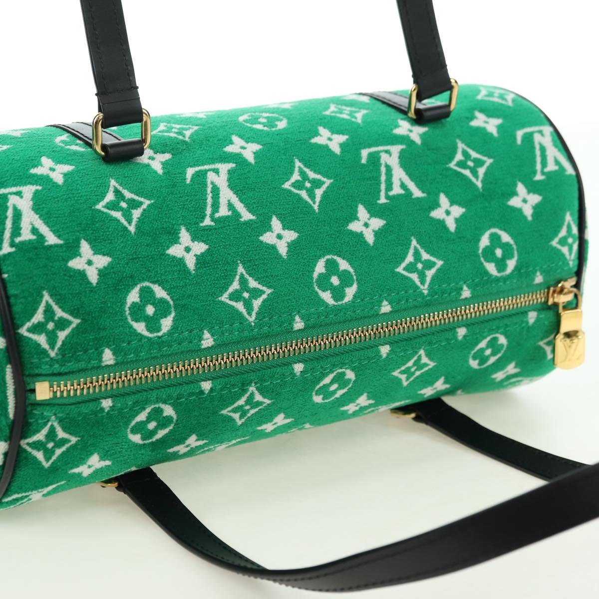 LOUIS VUITTON Monogram Jaguar Papillon Hand Bag Green M46206 LV Auth 178544SM