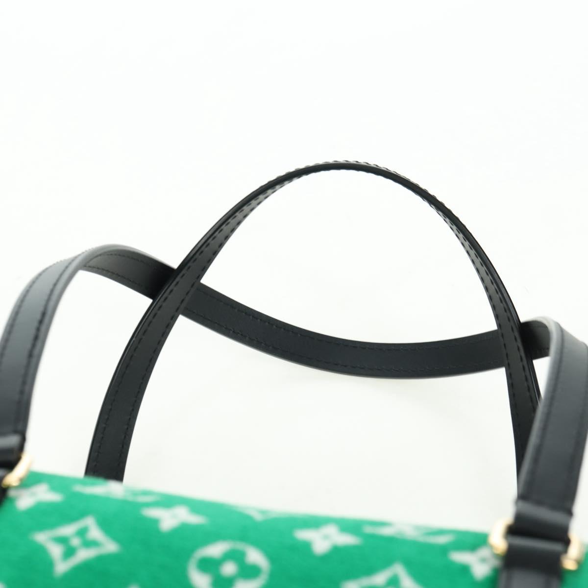 LOUIS VUITTON Monogram Jaguar Papillon Hand Bag Green M46206 LV Auth 178544SM