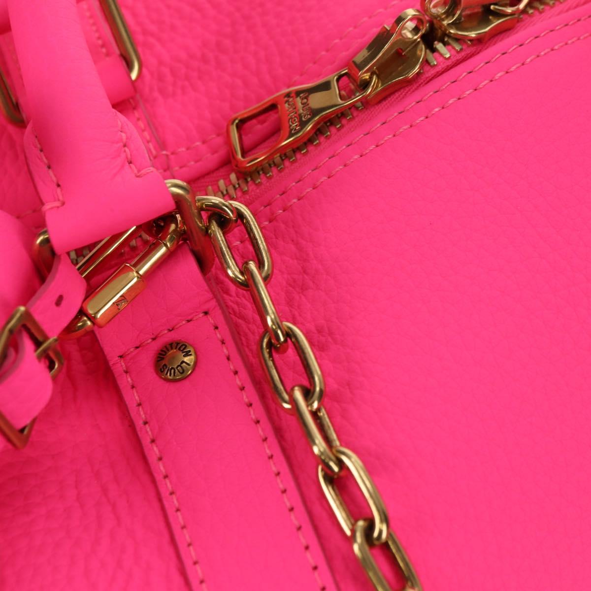 LOUIS VUITTON Keepall Bandouliere Bag Taurillon Leather M56925 LV Auth 178545SM