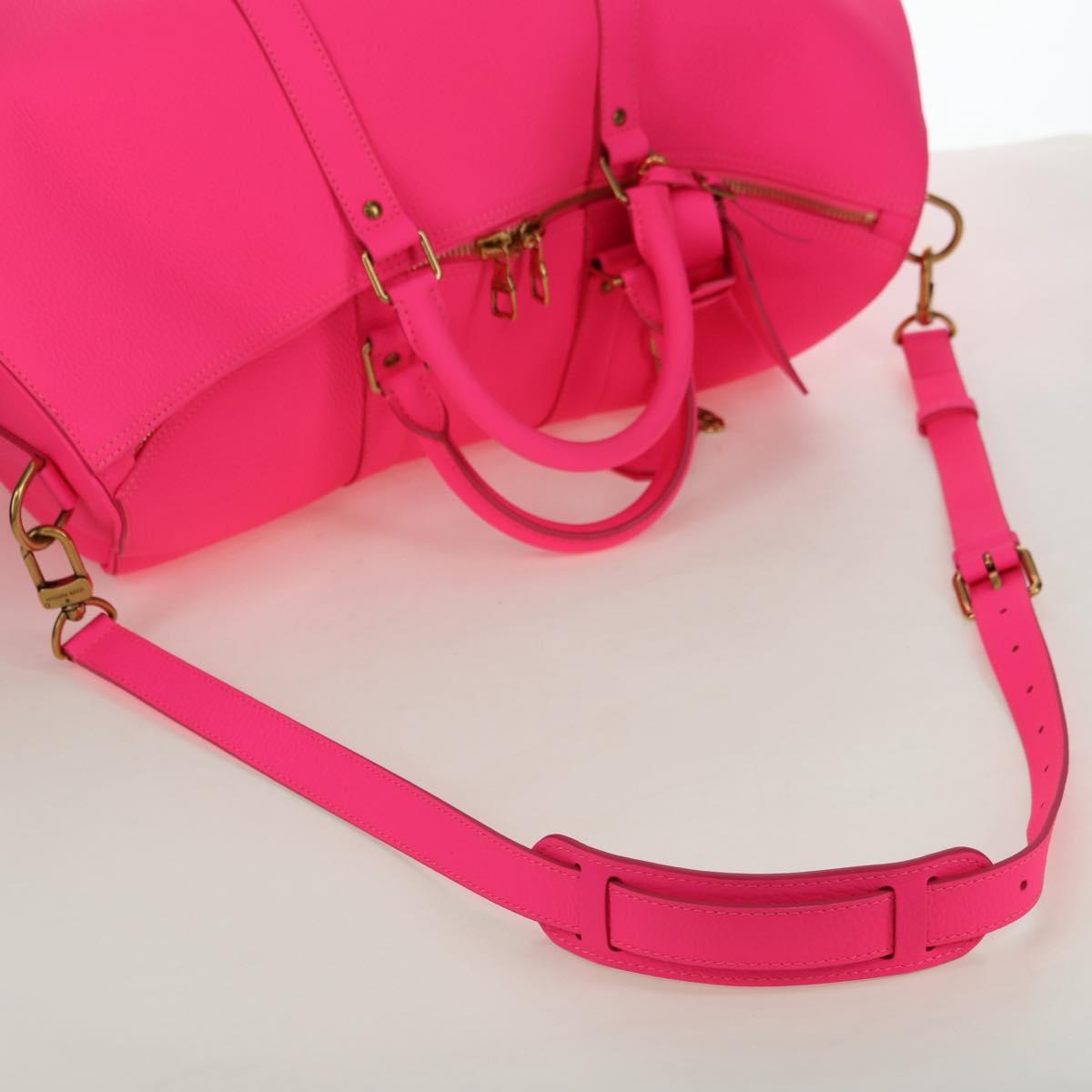 LOUIS VUITTON Keepall Bandouliere Bag Taurillon Leather M56925 LV Auth 178545SM