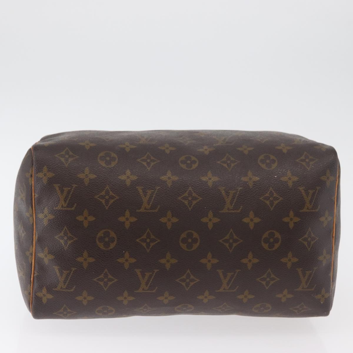 LOUIS VUITTON Monogram Speedy 30 Hand Bag M41526 LV Auth 178565