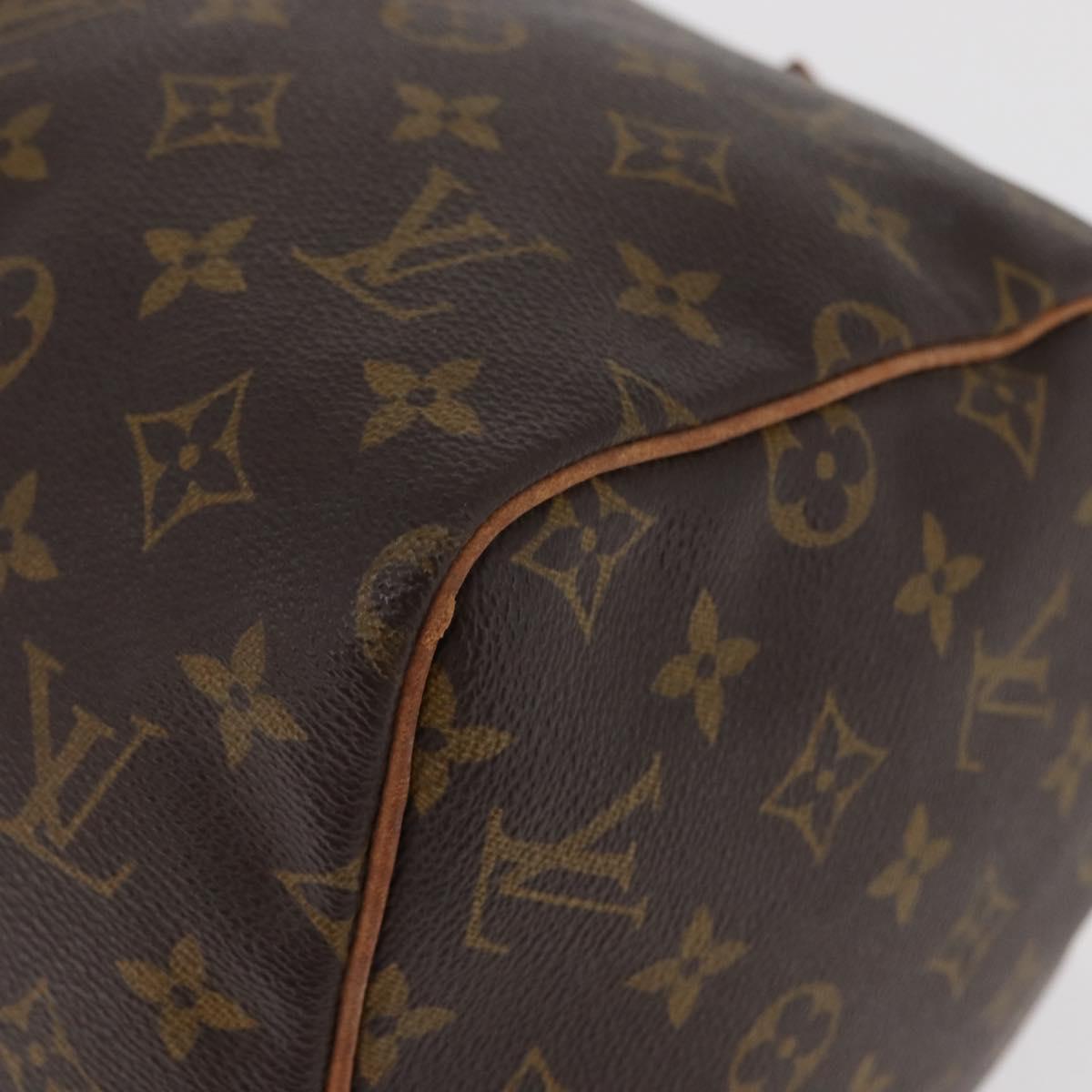 LOUIS VUITTON Monogram Speedy 30 Hand Bag M41526 LV Auth 178567
