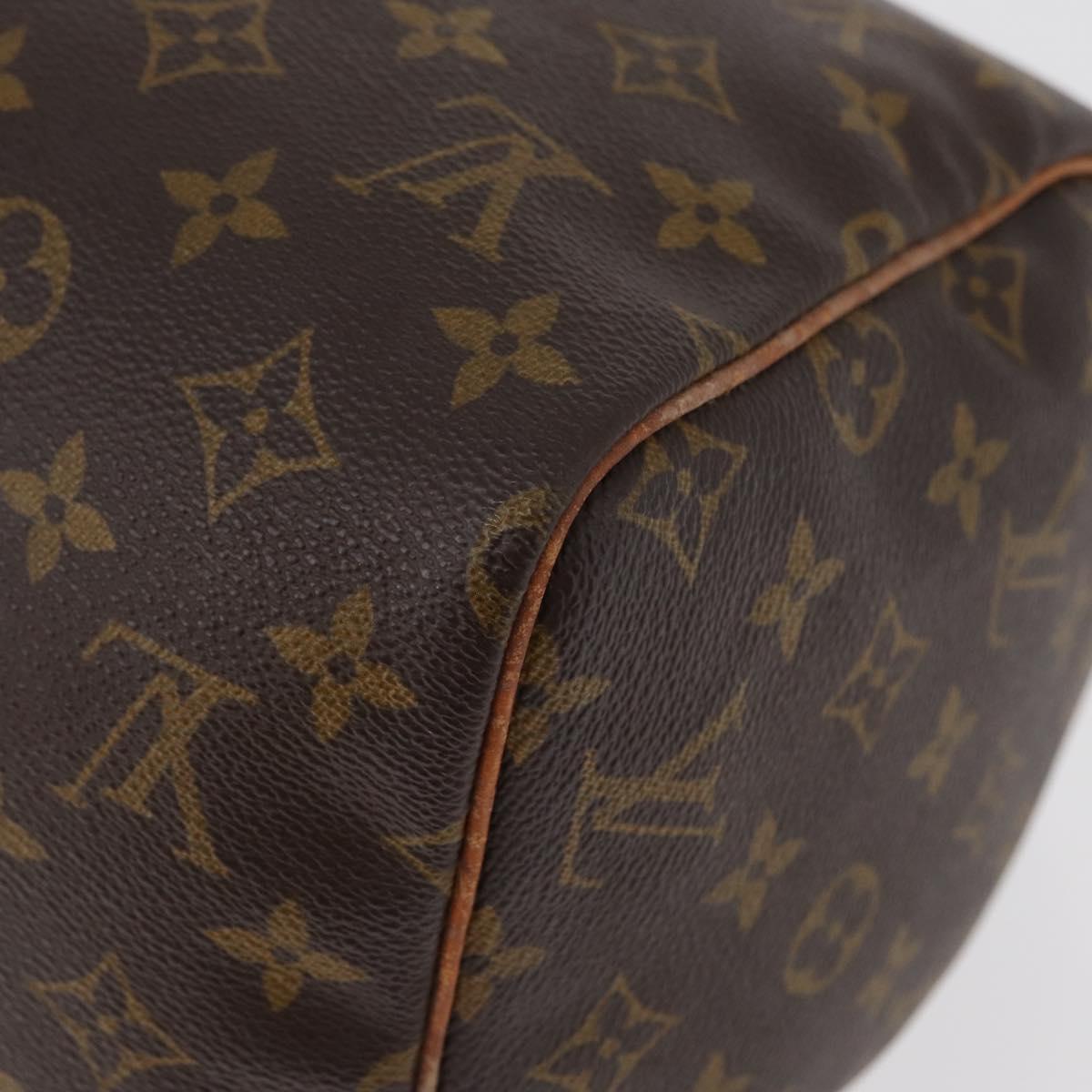 LOUIS VUITTON Monogram Speedy 30 Hand Bag M41526 LV Auth 178567