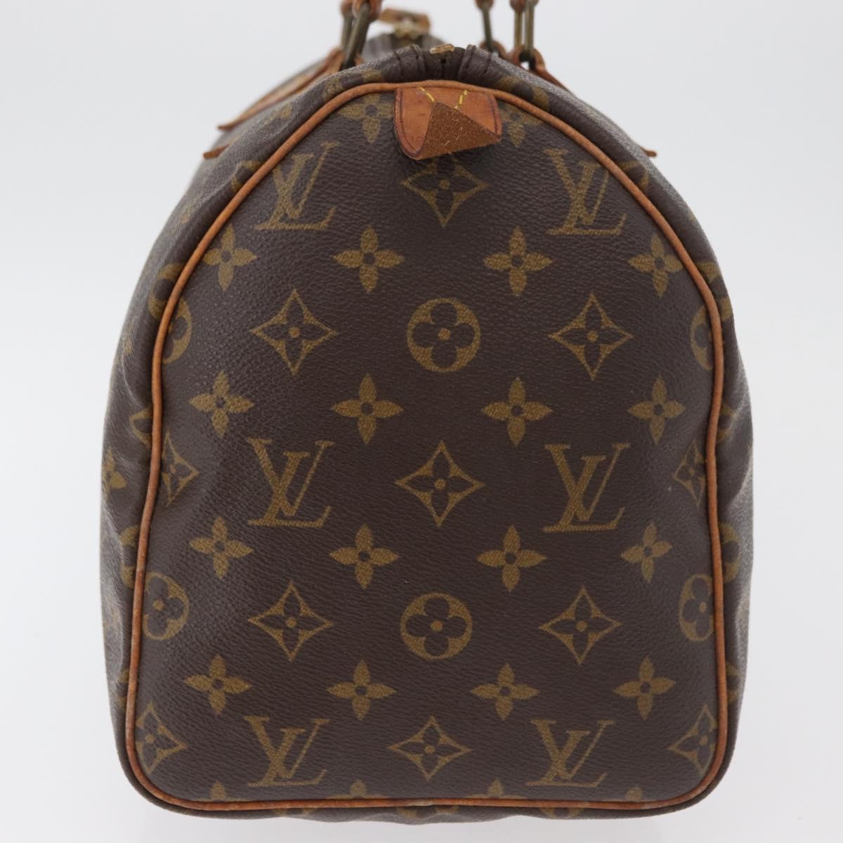 LOUIS VUITTON Monogram Speedy 30 Hand Bag M41526 LV Auth 178567