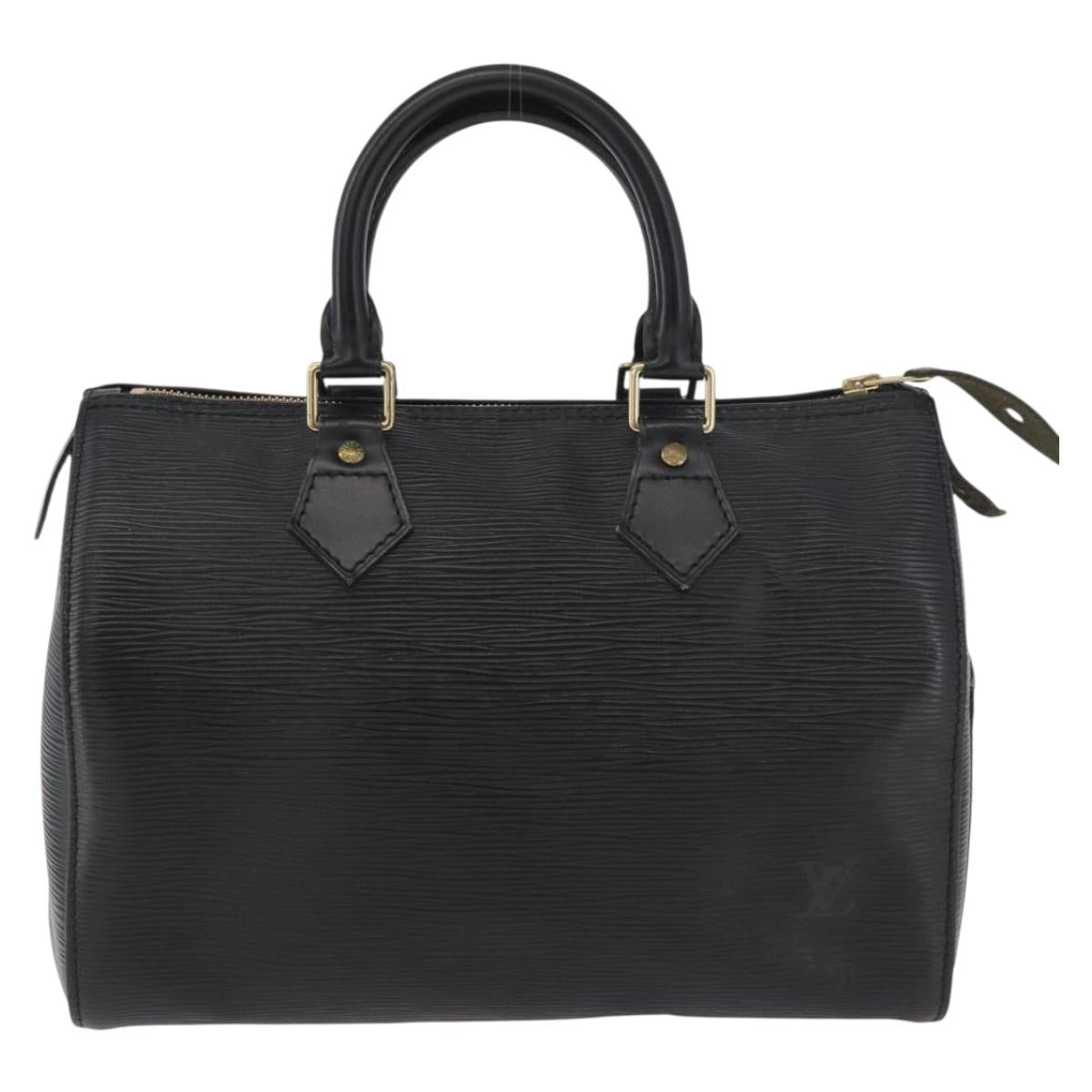 LOUIS VUITTON Epi Speedy 25 Hand Bag Black M59042 LV Auth 178580A