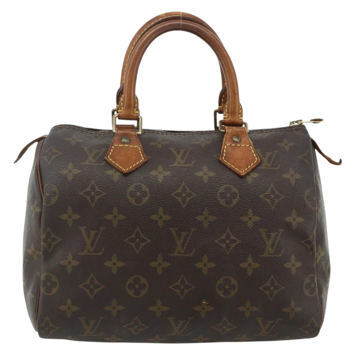 LOUIS VUITTON Monogram Speedy 25 Hand Bag M41528 LV Auth 178588