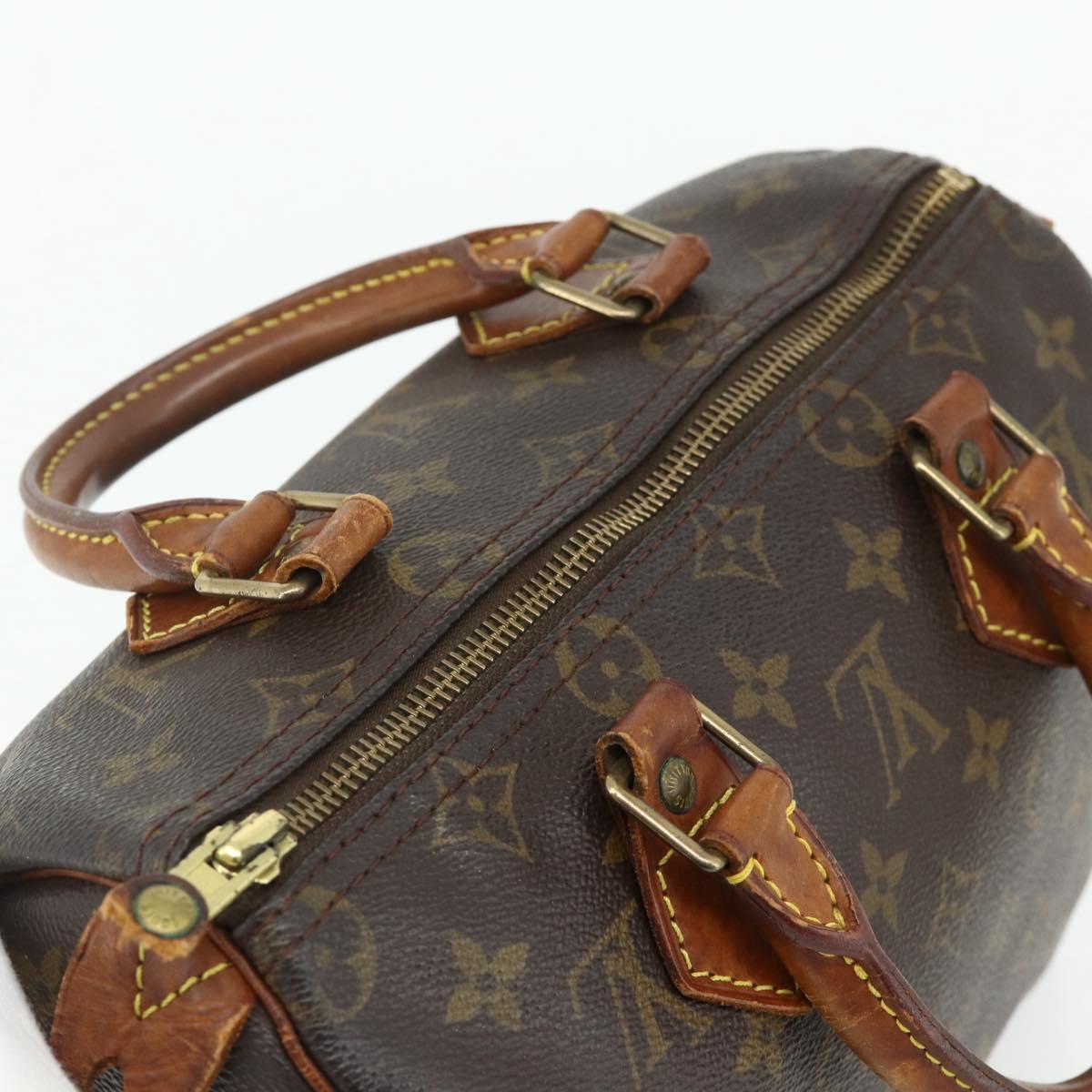 LOUIS VUITTON Monogram Speedy 25 Hand Bag M41528 LV Auth 178588
