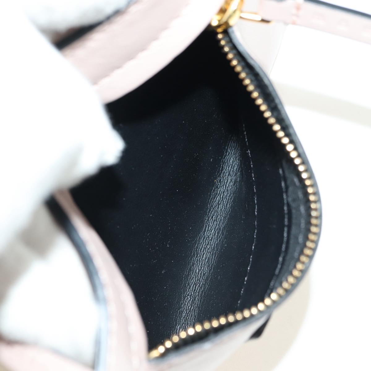 MARNI Panniers Hand Bag Leather 2way Beige Gold Auth 178605V