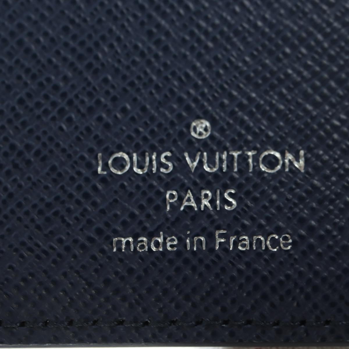 LOUIS VUITTON Watercolor Portefeuille Multi Ple Wallet Blue M80458 Auth 178607M