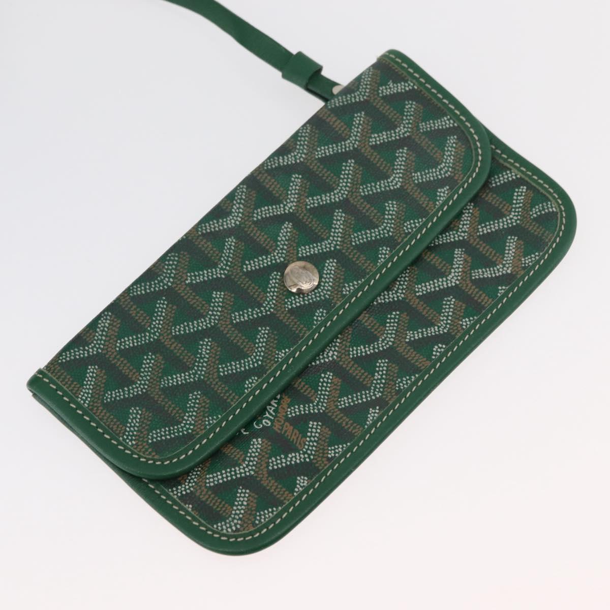 GOYARD Saint Louis PM Tote Bag PVC Green Auth 178611