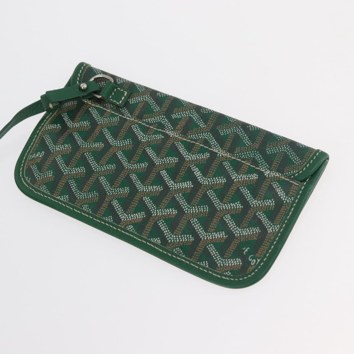 GOYARD Saint Louis PM Tote Bag PVC Green Auth 178611