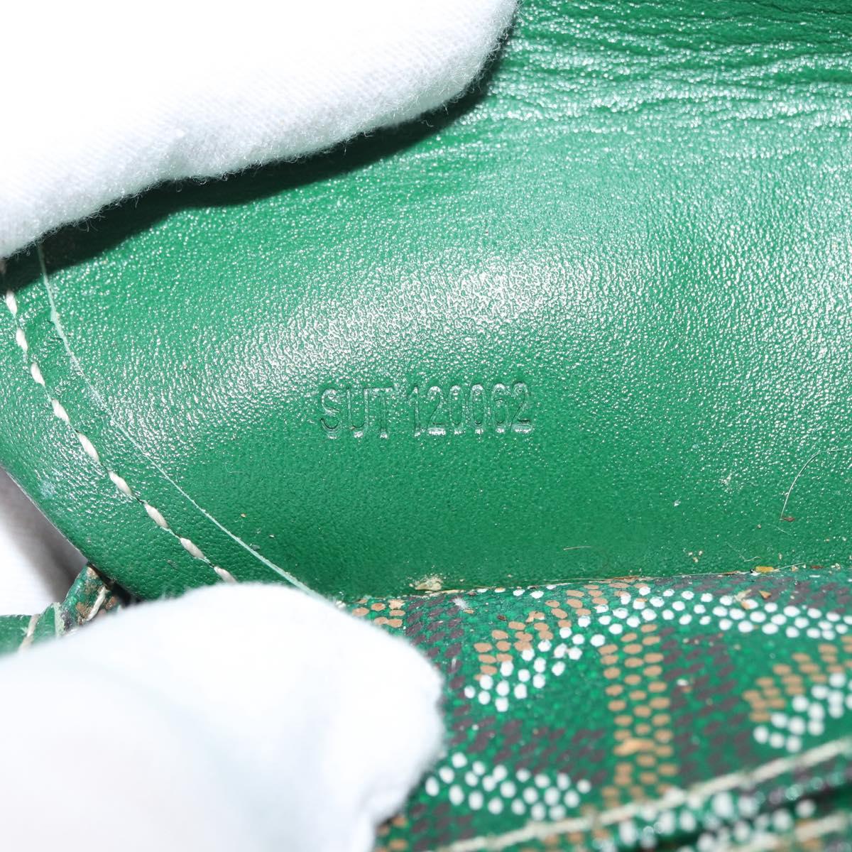 GOYARD Saint Louis PM Tote Bag PVC Green Auth 178611