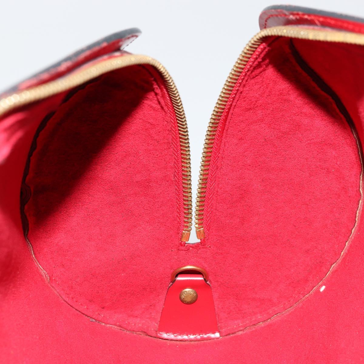 LOUIS VUITTON Epi Soufflot Hand Bag Red M52227 LV Auth 178621