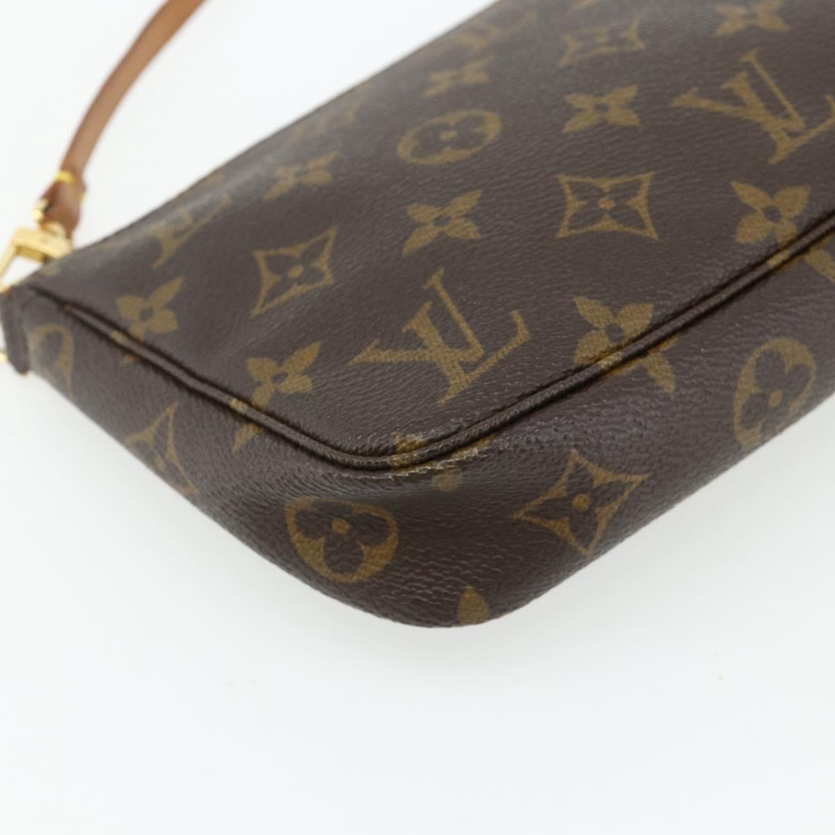 LOUIS VUITTON Monogram Pochette Accessoires Pouch M51980 LV Auth 178625A