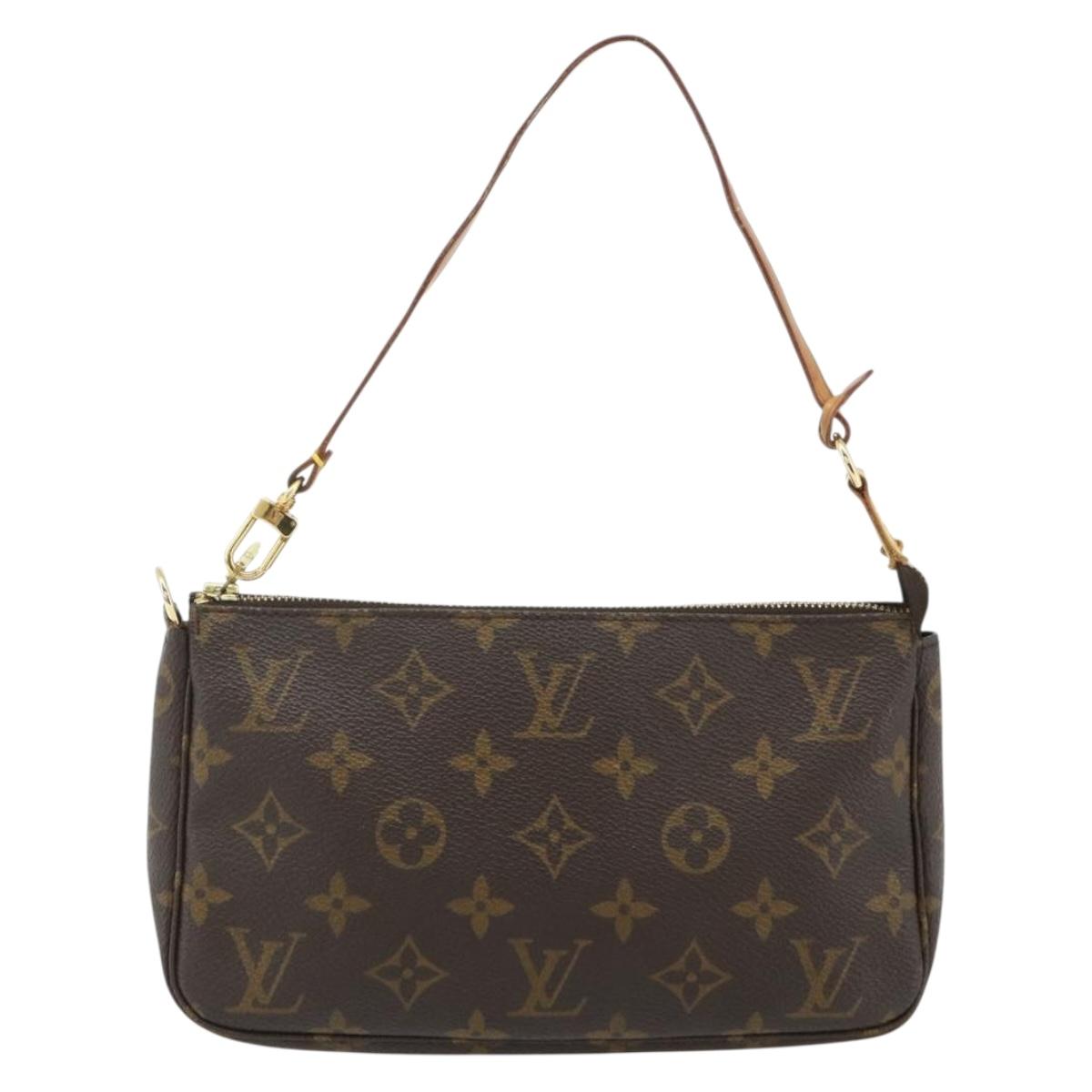 LOUIS VUITTON Monogram Pochette Accessoires Pouch M51980 LV Auth 178625A