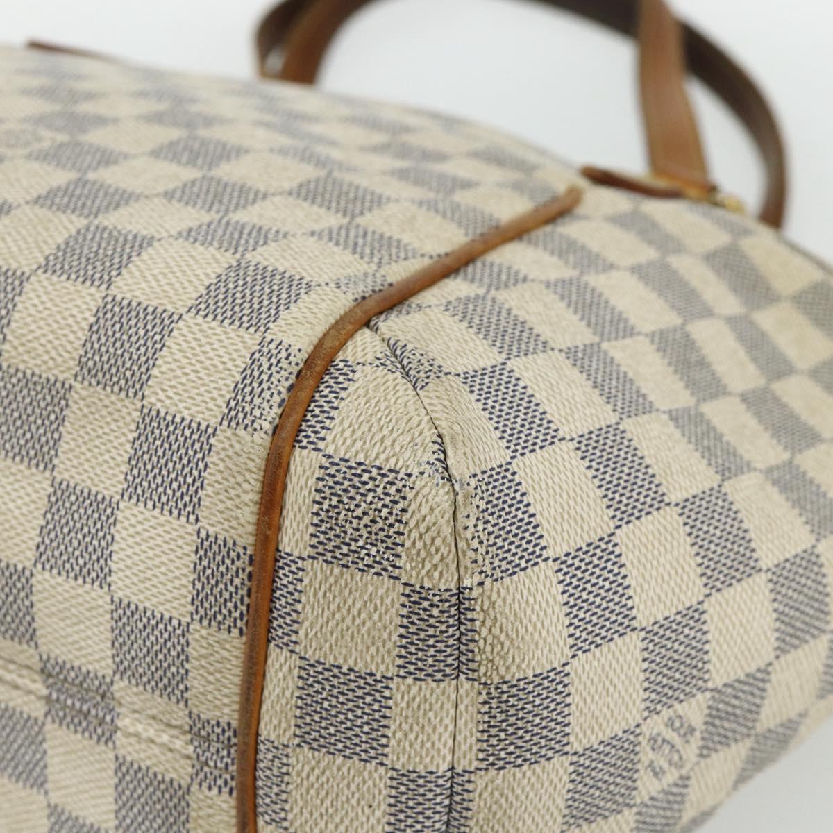 LOUIS VUITTON Damier Azur Totally PM Tote Bag N41280 LV Auth 178627
