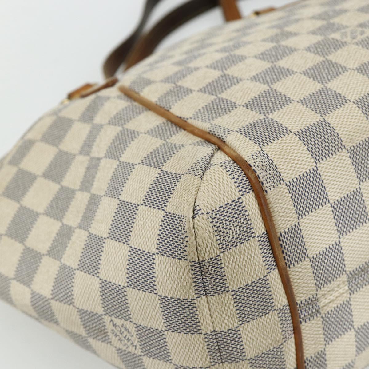 LOUIS VUITTON Damier Azur Totally PM Tote Bag N41280 LV Auth 178627