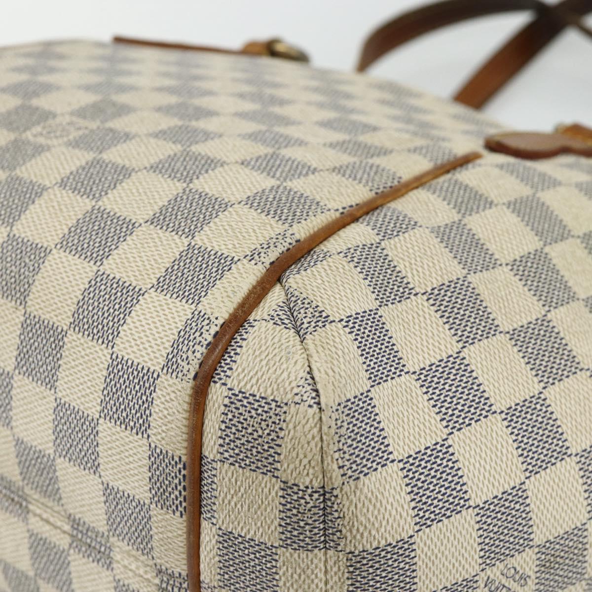 LOUIS VUITTON Damier Azur Totally PM Tote Bag N41280 LV Auth 178627