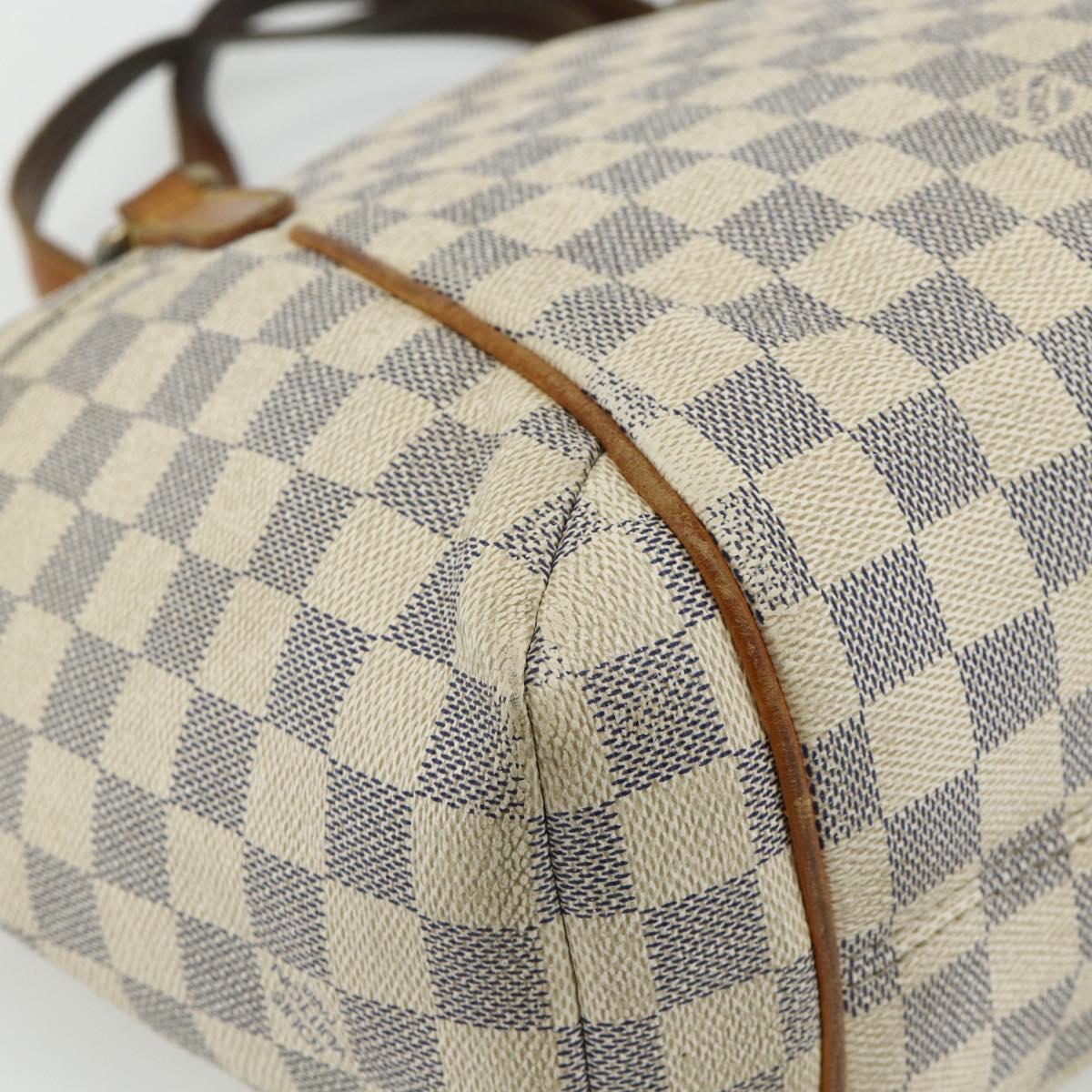 LOUIS VUITTON Damier Azur Totally PM Tote Bag N41280 LV Auth 178627
